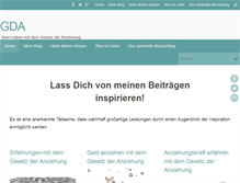 Tablet Screenshot of gesetzderanziehung.net