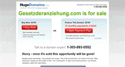 Desktop Screenshot of gesetzderanziehung.com